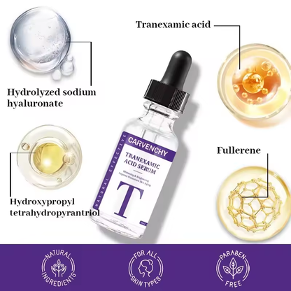 Tranexamic Acid Facial Serum - Skin Whitening and Brightening, All Skin Types, 30ml