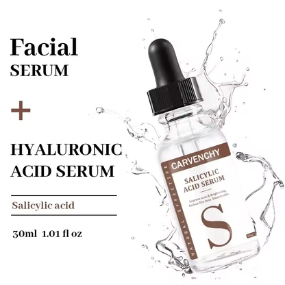 Salicylic Acid Serum for Clear Skin - Natural Acne Treatment with Glycolic, 30ml (1.01 fl oz)
