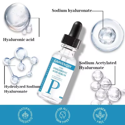 Pure Hyaluronic Acid Serum for Deep Hydration and Anti-Aging, 30ml (1.01 fl oz)