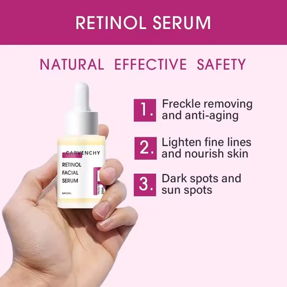 Retinol Facial Serum - Anti-Aging & Collagen Boosting, 30ml (1.01 fl oz) | For All Skin Types