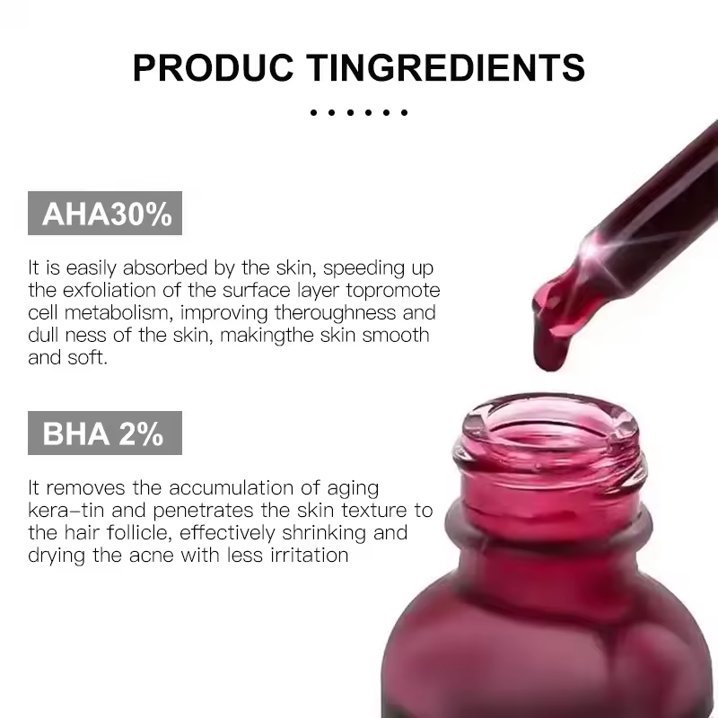 The AHA 30% + BHA 2% Peeling Solution – 10-Minute Exfoliating Facial for Radiant Skin, Clinical Formulations with Integrity, 30ml