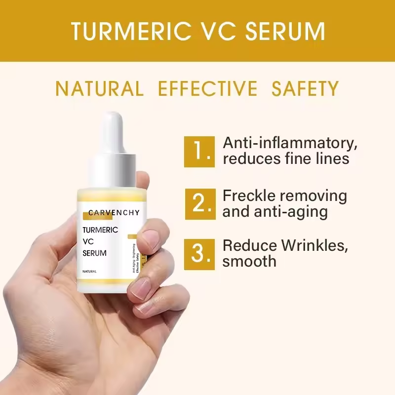 Turmeric Vitamin C Serum - Anti-Aging, Acne Treatment, Skin Brightening, For All Skin Types, 30ml