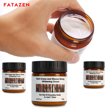 Dark Knees and Elbows Strong Whitening Cream - Powerful Skin Lightening, Moisturizing Formula for Dark Patches, Knuckles, and Elbows - Gentle, Effective Whitening Cream - 120g