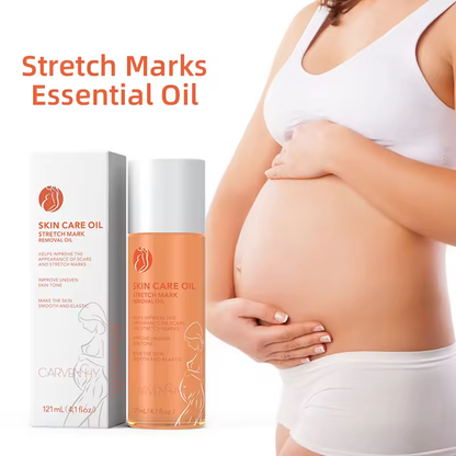 Advanced Stretch Mark Removal Oil - Skin Care Oil for Scars, Pregnancy Stretch Marks, and Uneven Skin Tone - 121mL