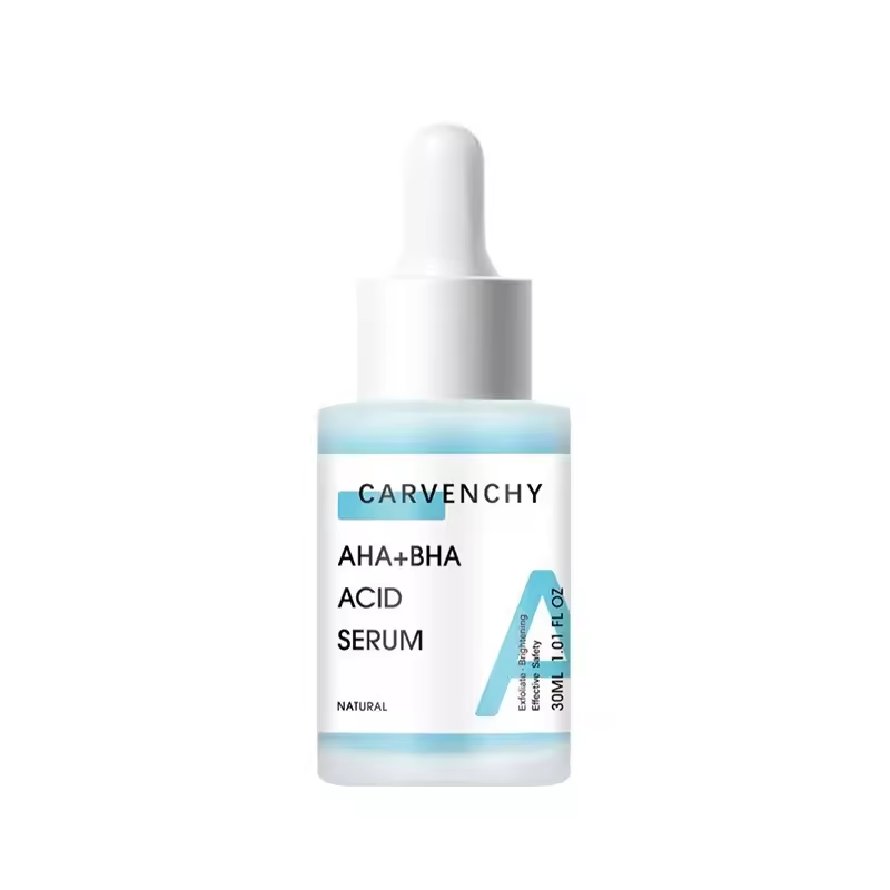 AHA+BHA Fruit Acid Serum - Natural Exfoliating and Brightening Skincare Formula, Reduces Acne and Fine Lines, Stimulates Collagen, 30ml (1.01 fl oz)