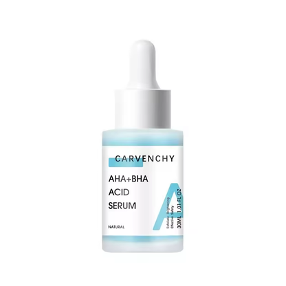 AHA+BHA Fruit Acid Serum - Natural Exfoliating and Brightening Skincare Formula, Reduces Acne and Fine Lines, Stimulates Collagen, 30ml (1.01 fl oz)