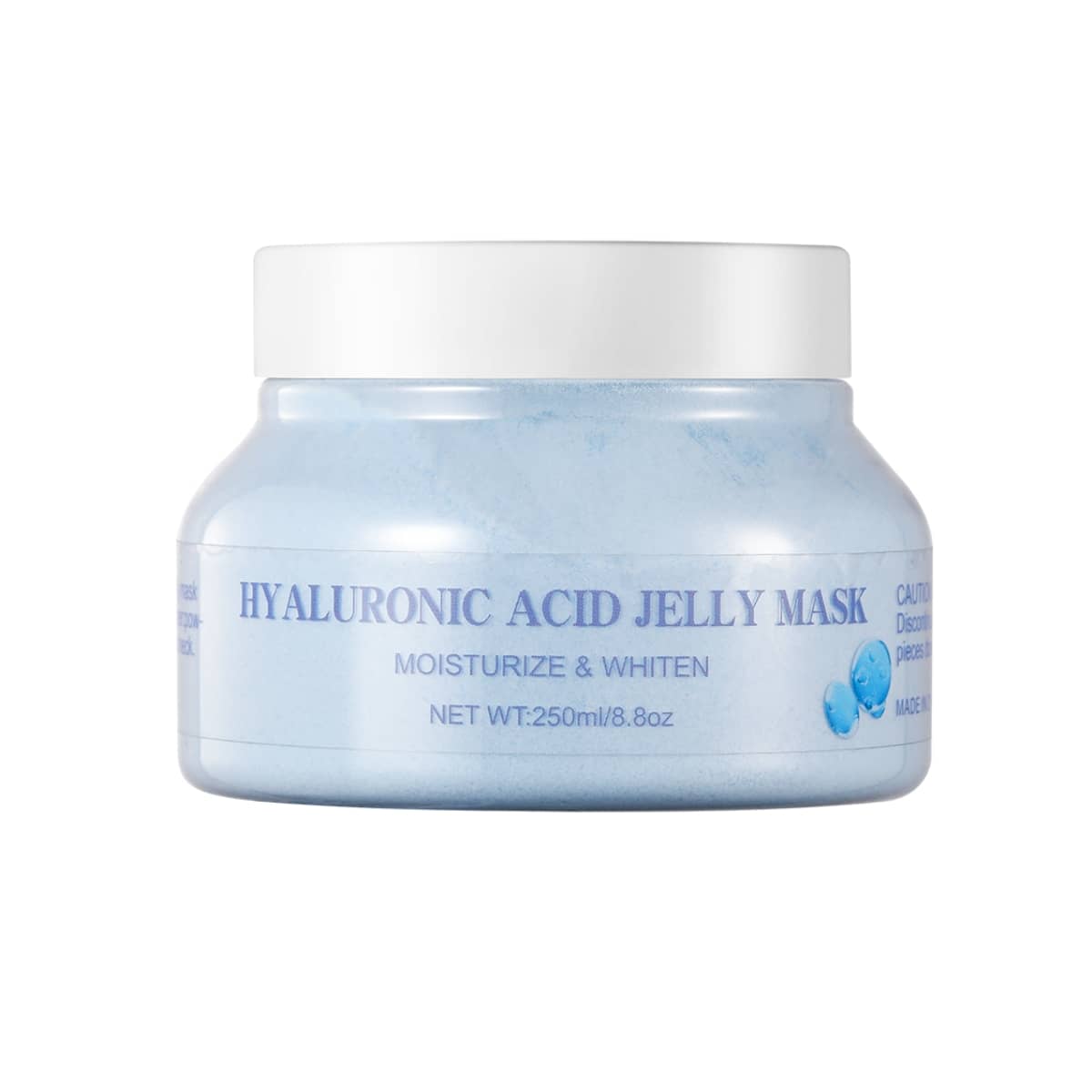 Hyaluronic Acid Jelly Mask – Ultimate Moisturising & Whitening Solution, 250ml – Deep Hydration, Skin Brightening, Fine Line Reduction, Cooling Effect – Perfect for All Skin Types