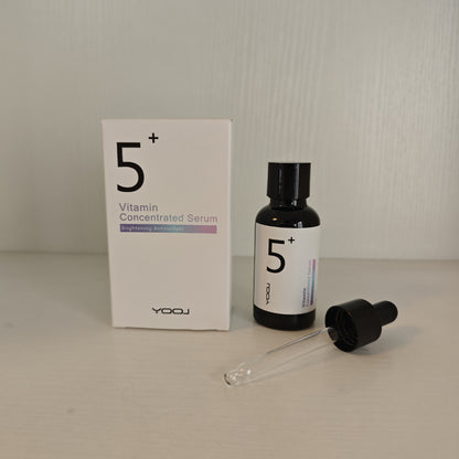 5+ Vitamin Concentrated Serum - Skin Brightening and Antioxidant Formula, 30ml (1 oz)
