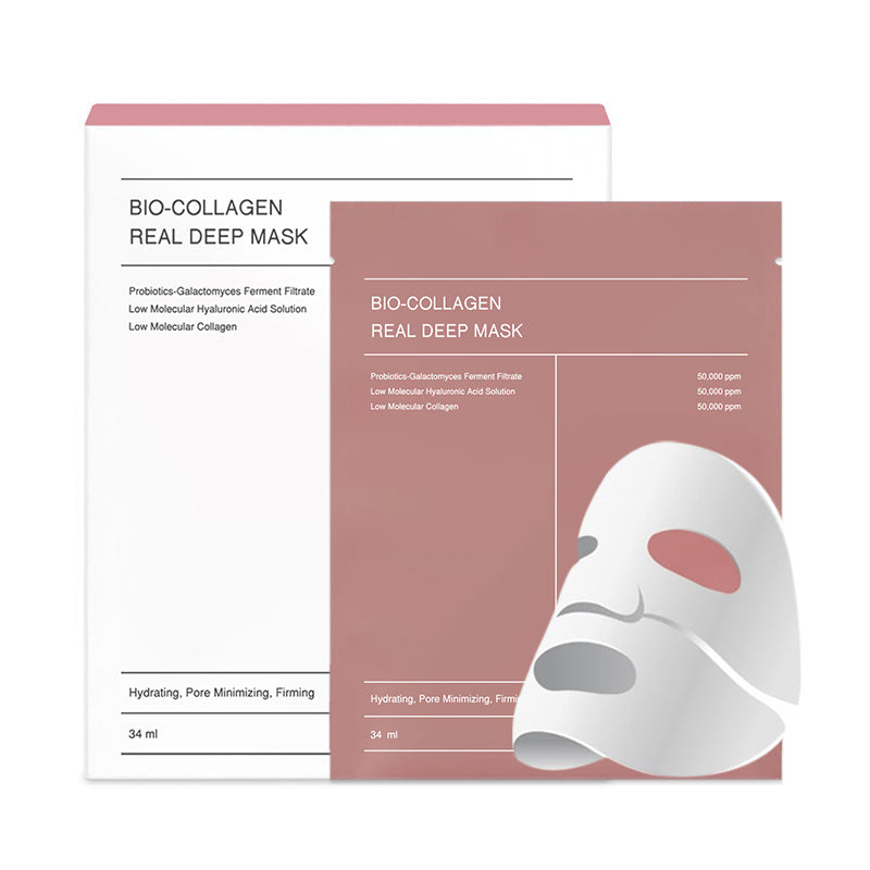 Bio-Collagen Real Deep Mask - Hydrating and Firming Hydrogel Face Mask - 34 ml