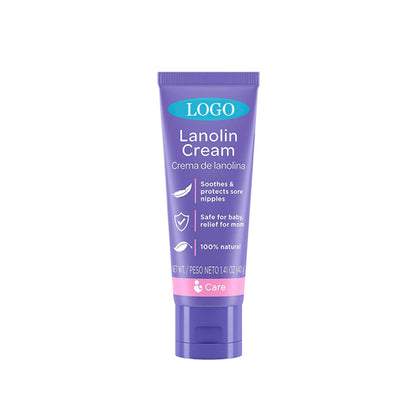 Lanolin Nipple Cream, Natural Soothing & Protective, Safe for Baby & Mom