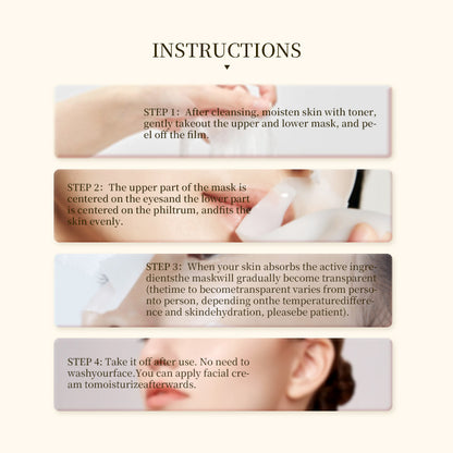 Bio-Collagen Real Deep Mask - Hydrating and Firming Hydrogel Face Mask - 34 ml