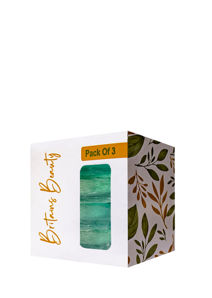 Britains Beauty Homemade Ocean Salt Soap – Natural Skincare, Refreshing Clean, Hydrates and Exfoliates, Pack of 3 & 5, 100g Each