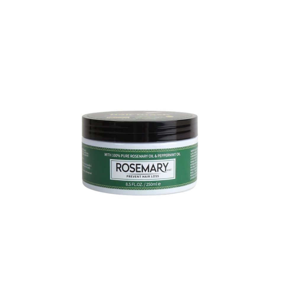 Britains Beauty Rosemary & Mint Hair Mask – Prevent Hair Loss, Revitalize and Strengthen – 100% Pure Rosemary & Peppermint Oils, Biotin, Paraben-Free, Deep Hydration – 8.5 FL.OZ / 250ml