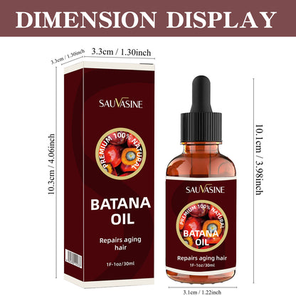 Britains Beauty Batana Oil - 100% Natural Anti-Hair Loss Serum, Repairs Damaged Hair, Promotes Hair Growth, Deep Moisturizing Treatment for Smooth, Shiny Hair - 30ml