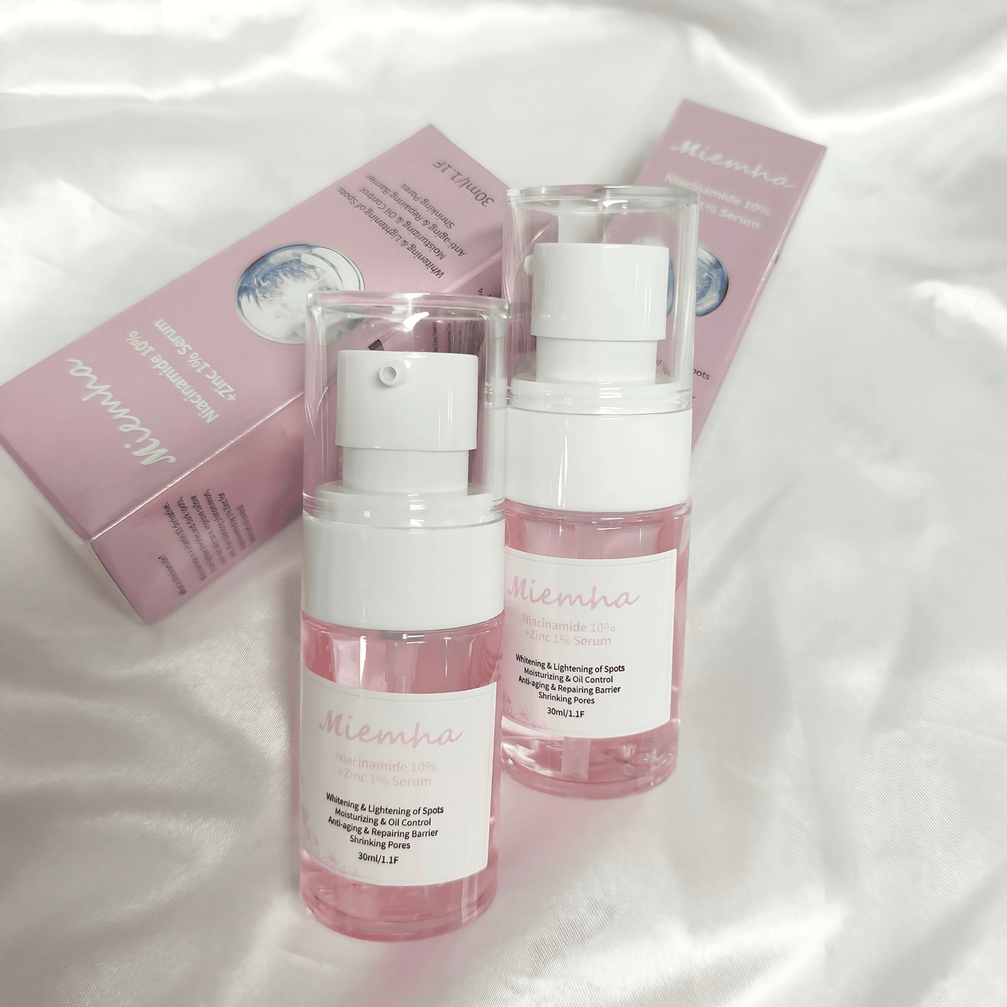 Niacinamide 10% + Zinc 1% Serum - Advanced Whitening, Oil Control, Anti-Aging, Pore Shrinking & Spot Lightening Treatment, 30ml