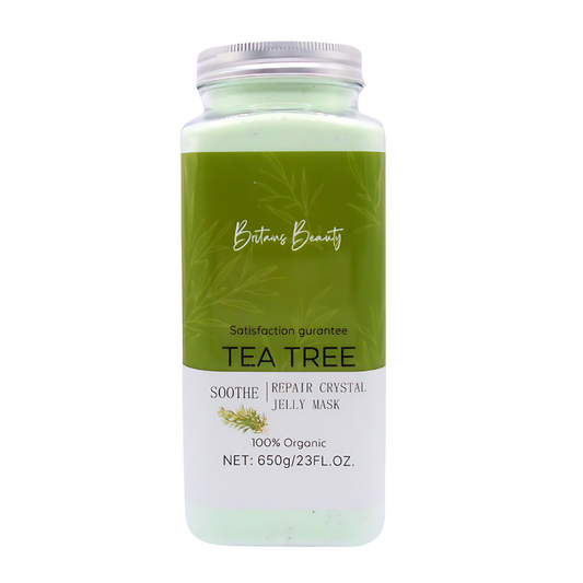 Britains Beauty Tea Tree Repair Crystal Jelly Mask - Pure Organic Soothe & Hydrate Formula for Clear, Radiant Skin - Deep Pore Cleansing, Anti-Inflammatory, Natural Ingredients, 23 FL.OZ
