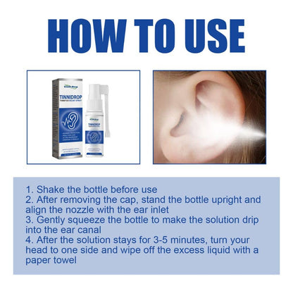 Britains Beauty Tinnidrop Tinnitus Relief Spray – Fast Acting, Natural Ingredients, Eases Ear Ringing, Reduces Ear Pain, Improves Hearing, Safe and Effective Formula
