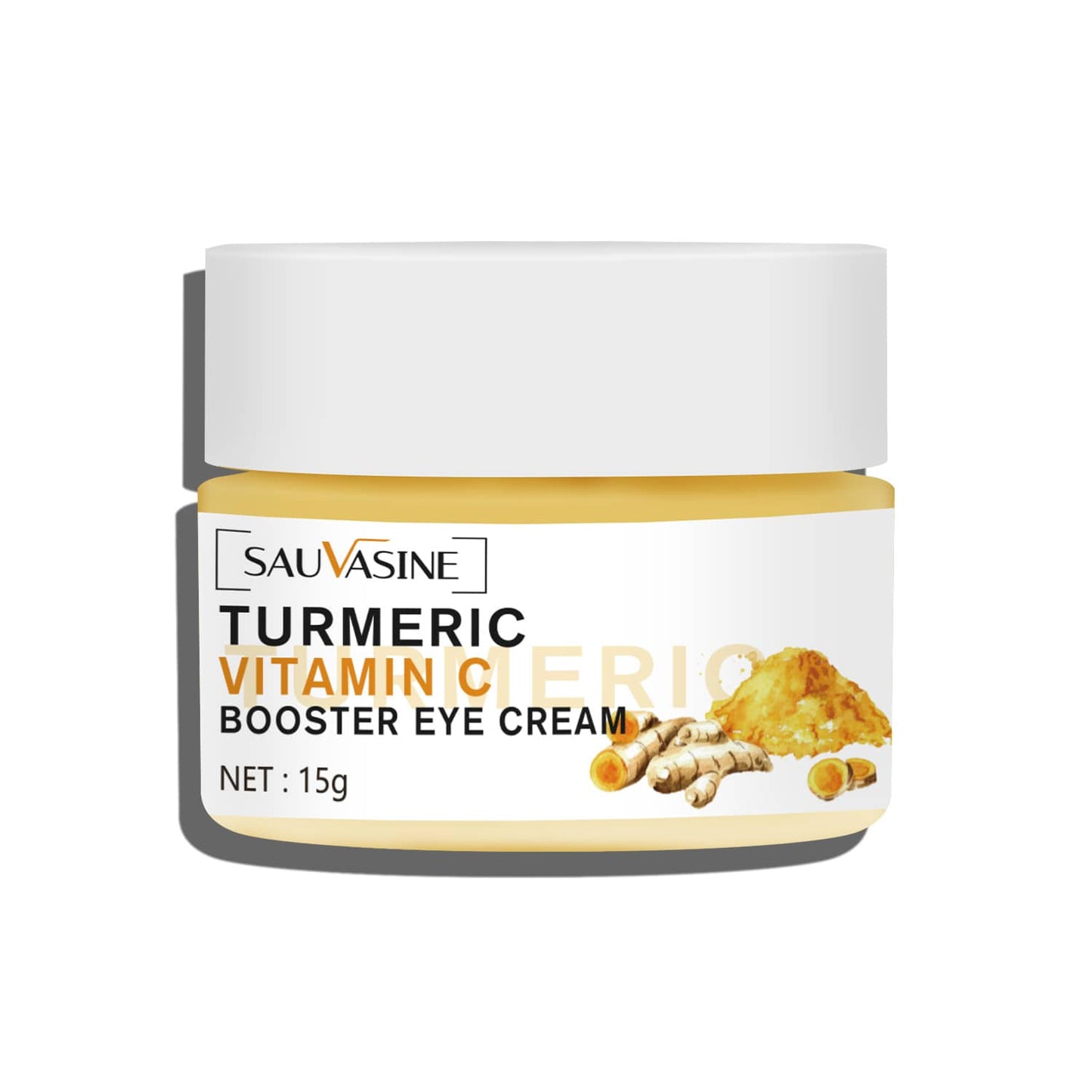 Britains Beauty Turmeric Vitamin C Booster Eye Cream – Anti-Aging, Dark Circles, Puffiness, Fine Lines, Hydrating & Brightening Eye Treatment – 15g