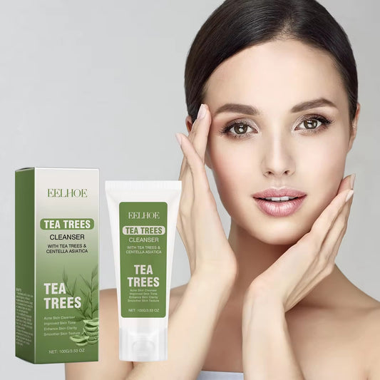 Tea Trees Cleanser with Tea Tree Oil & Centella Asiatica - Deep Pore Cleansing and Acne Treatment - 100g / 3.53 oz