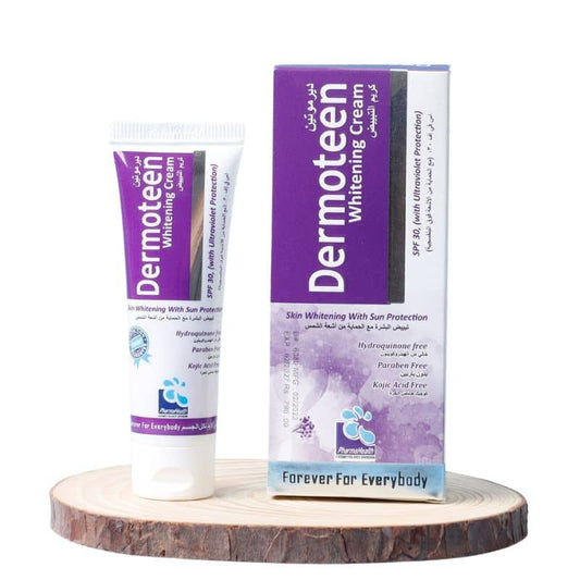 Britain's Beauty Dermoteen Whitening Cream - Enhances Radiance, Smoothens, Fair & Glowing Skin with SPF 30, Paraben-Free Formula, 50g