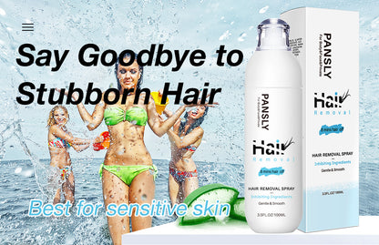 Advanced Hair Removal Spray - Fast-Acting, Gentle on Skin, Soothing Aloe & Allantoin, Inhibits Hair Regrowth - 3.5 fl.oz/100ml