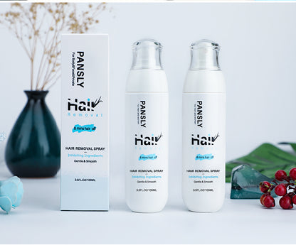 Advanced Hair Removal Spray - Fast-Acting, Gentle on Skin, Soothing Aloe & Allantoin, Inhibits Hair Regrowth - 3.5 fl.oz/100ml